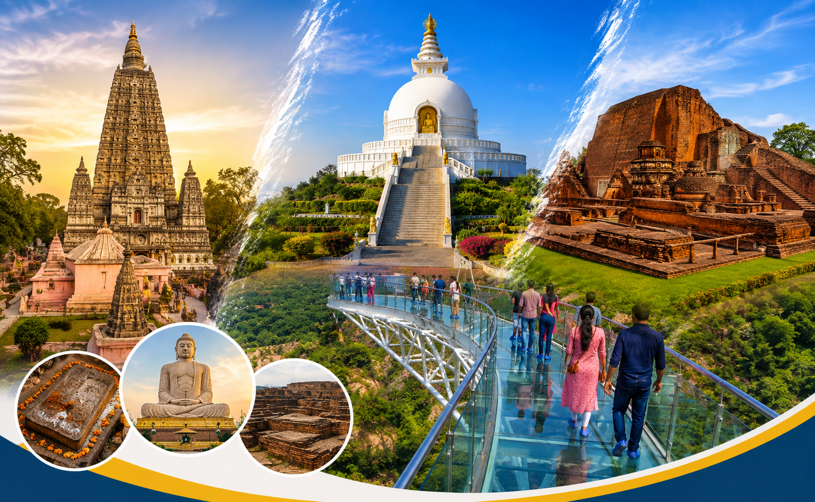 Bodh Gaya – Rajgir – Nalanda Budget Tour from Delhi